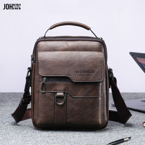 ELACCENT ⚡ túi đeo chéo nam ví da nam tui đeo chéo cho nam Túi Đưa Thư Thời Trang Nam Túi Đeo Vai Dung Tích Lớn Retro Da PU Châu Âu Và Mỹ Túi Xách Ba Lô Du Lịch cặp
