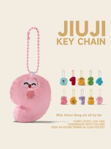 JIUJI | Chuỗi Khóa Số Mềm Dễ Thương