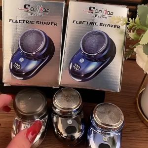 Mini Electric Shaver Mens Portable Electric Shaver Washable Beard Trimmer USB Rechargeable Mens Razor Face Full Body Shave