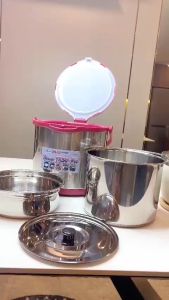 Nồi Ủ Nhiệt KHALUCK 6 LÍT KL-711 - Hàng Chính Hãng Tự Động Làm Chín Thức Ăn Bằng Hơi Nóng Tích Tự Bên Trong Giữ Nhiệt Lên Đến 8h Inox Siêu Bền Trang Bị Quai Xách Tiện Lợi Bảo Hành 12 Tháng.