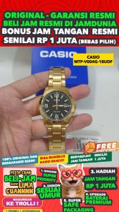 Jam Dunia CASIO MTP-V004G-1B: Jam Tangan Pria Anti Air & Stainless Steel