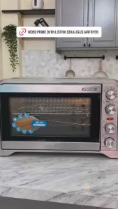 Oven Air Fryer MITO PRIME MO 50 Kapasitas Besar 50 Liter MO50 Original - Open Sekaligus Airfryer