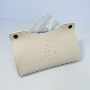 กล่องกระดาษเช็ดหน้ามือแบบหนังหรูหราสำหรับใช้ในบ้าน ห้องนอน โรงแรม รถยนต์ กล่องกระดาษเช็ดหน้าแบบพับได้สำหรับใช้ในชีวิตประจำวัน