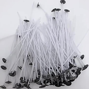 100pcs Sumbu Lilin Katun 9/10/15/20cm Cotton Candle Wick Candle Diy Sumbu Lilin Aromaterapi