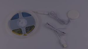 Đèn Dải LED COB Cảm Ứng Thông Minh Điều Chỉnh Độ Sáng 25mm Gắn Bảng Gỗ Linh Hoạt USB 5V Điều Khiển Bằng Cử Chỉ Tay Dùng Cho Nhà Ở