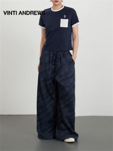 Contrast Color Short Sleeve T-Shirt Fitted