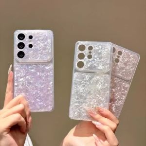 szhaiyu | Phone Case For Samsung Galaxy S26 S25 S24 S23 S22 Ultra Plus FE A57 A37 A56 A36 A55 A35 Glitter Gradient Love Heart Pattern