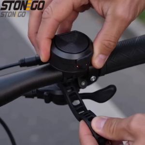 Chuông Xe Đạp Chống Nước Sạc Lại Được Có Thể Điều Chỉnh Âm Lượng Tích Hợp Báo Động Chống Trộm Dễ Lắp Đặt Cho Ghi Đông 22-32mm
