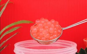 Strawberry /Yogurt Popping Boba 1kg Milk tea Sinker Fruit Tea Sinker Dessert