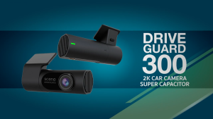 Scene DriveGuard 300 กล้องติดรถยนต์ ความคมชัด 2K Quad HD / Wi-Fi / G-sensor / Super Capacitor