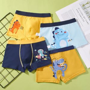 Quần Chíp Bé Trai Quần Lót Cho Bé Trai Chất Liệu COTTON Co Giãn Đàn Hồi Tốt Họa Tiết Khủng Long Nghịch Ngợm Mã DL-012