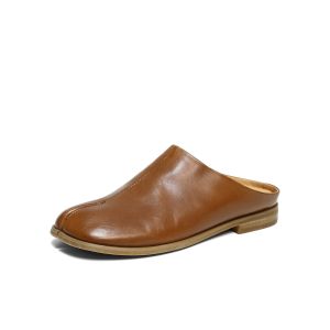 Belle | Leather Toe Separator Slippers