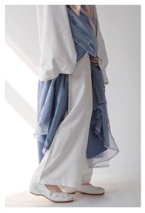 White Safety Pants Underwear Hanfu Rouqun Dance Bottoms Wide Leg Pants Anti-static Light Proof Innerwear for Women