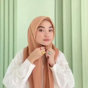 COD - JIlbab Segi Empat Paris Premium / Jilbab Paris Polos | Hijab Kerudung Voal / Jilbab Segiempat Instant
