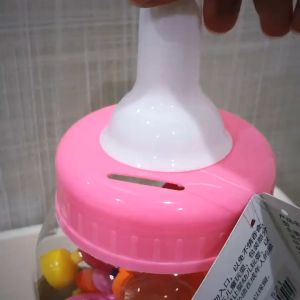 Baby bottle hand rattle set toys Newborn teether 9-piece set Baby soft rubber hand ball
