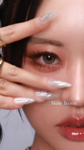 OLENS MUSE Shine Brown Shine Gray 1Day 20p + Case