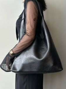 Gebao Soft Leather Tote Bag Large Capacity Single Shoulder Underarm Womens Bag Casual Leisure Pure Color Durable Handbag