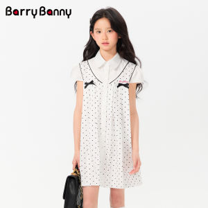 Barry Banny | Đầm Áo Sơ Mi Chấm Bi Thời Trang Cho Bé