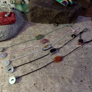 Ouswa Original Handmade Vintage Simple Old Agate Bracelet Versatile Handwoven Rope Bracelet Fashionable Accessory