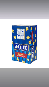 Act II Microwave Popcorn Butter Flavor – 78g 18 Count Quick & Delicious Snack for Movie Nights