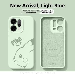 All-around Protective Shockproof Liquid Silicone High-end Magnetic Phone Case