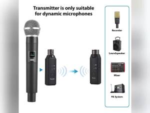 M-VAVE | Bộ Thu Phát Micro Không Dây M-VAVE WP-7 Hệ Thống 2.4G Để Phát Trực Tiếp Trải Nghiệm Âm Thanh Tốt Hơn Phụ Kiện Micro