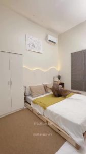 PIRA - ARUNA 2P A LK Lemari Pakaian 2 Pintu / Lemari Baju dengan Loker Penyimpanan