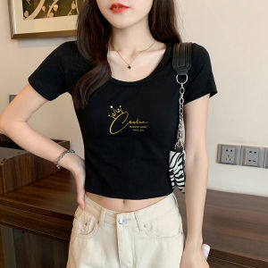 Slimming Short Sleeve T-shirt Black