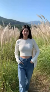 Jeans 8812 Baggy Jeans HighWaist Fit Celana Jeans Panjang Wanita Korea