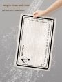 Bathroom Anti-Slip Suction Cup Mat Toilet Shower Room Foot Pad Waterproof Bathing Bathroom Home Use Modern Simple Style PVC Rug. 