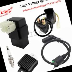 Bộ Điều Chỉnh Điện Áp Rơle Cuộn Dây Đánh Lửa CDI Cho GY6 4 Thì 50cc 125cc 150cc 139QMA 139QMB ATV S - Phụ Tùng Xe Máy