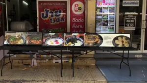 ป้ายไฟกระจายแสงป้ายไฟเมนูป้ายไฟslimlightbox(รับพิมพ์)