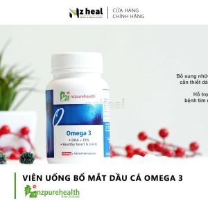 [Hỏa tốc] Viên Uống Dầu Cá Omega 3 NZPurehealth (100 viên)