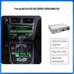 Wireless CarPlay Android Auto For Audi A4 B8 A5 Q5 2009-2015 with MMI 3G with AirPlay Mirror Link Bluetooth Navigation