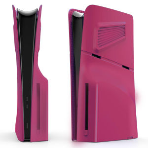 Replacement Face Plate For PlayStation 5 Slim Dsic Version Protective Hard Case For New PS5 Faceplate Shell Black