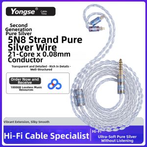 Yongse | Pure Silver Earphone Upgrade Cable