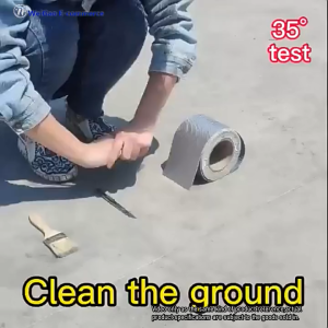 Self-adhesive Waterproof Aluminum foil Butyl Tape Roof Leak Repair Sealing