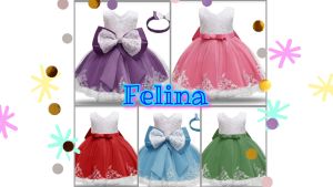 Pakaian Pesta Anak Perempuan Dress Elegant Princess Felina Kid