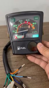 Đồng hồ tốc độ xe CUB 82 trọn bộ OX448 - Tặng xi nhan cúc áo