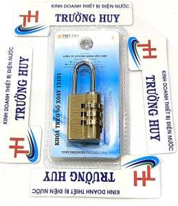 [chính hãng Việt Tiệp] 13101 Khóa số 3 hàng số bằng hợp kim đồng 2cm loại nhỏ dùng khoá Vali túi xách.