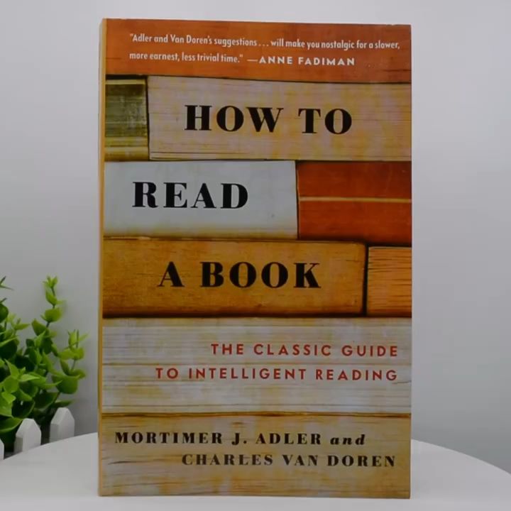 【หนังสือภาษาอังกฤษ】How To Read A Book by Mortimer J. Adler / Charles Van Doren