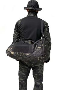 Tactical Sports Travel Bag Compartment Design for Shoes and Balls