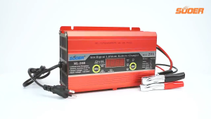 Bộ sạc Pin sắt bình ắc quy thông minh SUOER ML-20B 20A cho ắc quy axít chì 12V Pin LiFePO4 4S 12.8V 14.6V