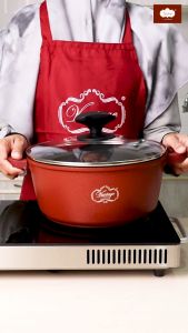 Vantage Non-Stick Sauce Pot (24cm/ 4.3L)(Maroon Glitter Series)