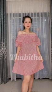 { THABITHA } HN / minidress shasha / hn / baju pesta terbaru kekinian viral / gaun pesta / gaun pesta kondangan mewah / gaun / mini dress / dress sabrina / mini dress korea / { free ongkir + cod }