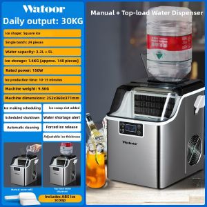 Watoor | Fast Small Commercial Home Use Ice Maker 30kg