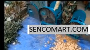 Máy thái látcắt khúc cây thu-ốc nam sử dụng động cơ 2.2kw lõi đồng 100%