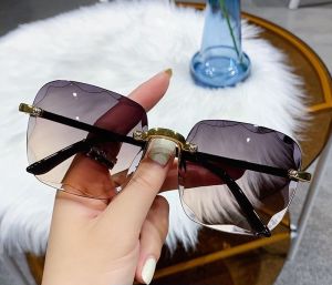Fashion Rimless Beach Gradients Sunglasses Best Seller