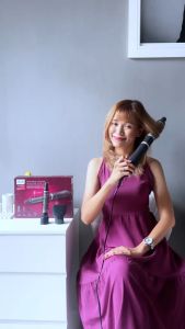 Philips Airstyler 3000 BHA301/00 Catokan Curly Styling Mudah 5 Menit Rambut Indah Terlindungi 3 Aksesoris