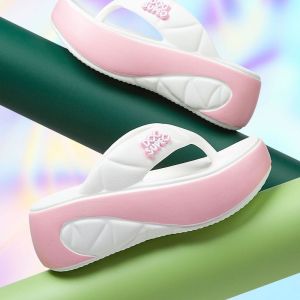 48h sau khi đế dày tăng EVA Flip-flops của phụ nữ Ins dép đồ mặc ngoài phong cách Flip-flops